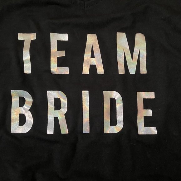 NEW! Xhilaration "Team Bride" Swim Cover Up Dress Top - Picture 3 of 4